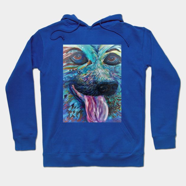 Colorful German Shepherd Hoodie by EloiseART